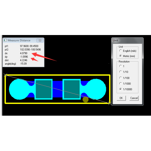 4 layer minimum dimension PCB